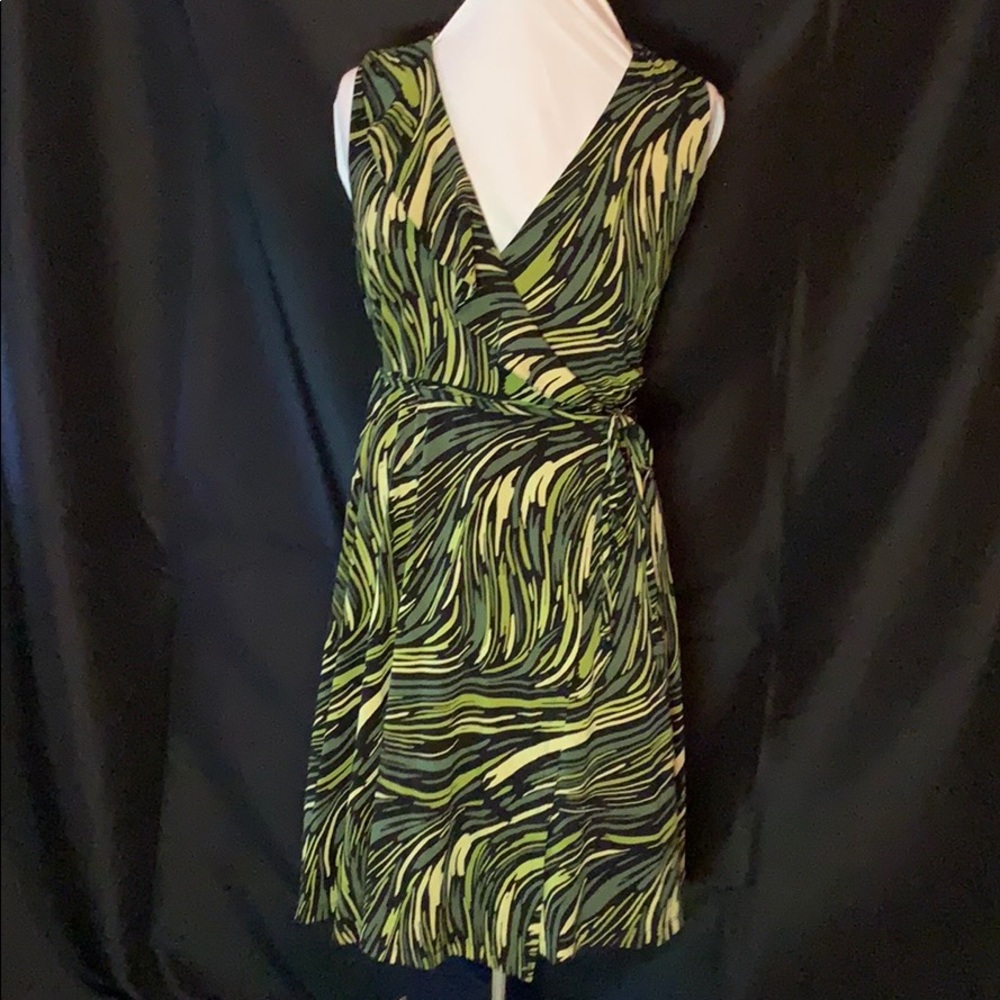 Cute green and black dress